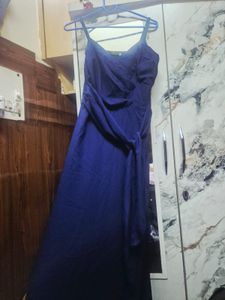 Elegant Royal Blue Maxi Dress