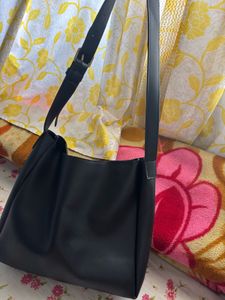 Faux Leather Tote Bag