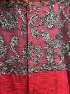 Full Sleeves Ash and Rose Kurta