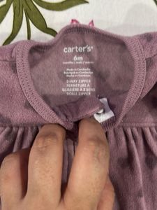 New Carter's Baby Girl Sleepsuit