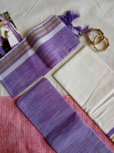 Elegant Lavender Kurta Set with Dupatta