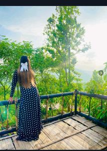 Polka Dot Maxi Dress