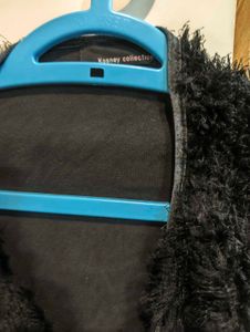 Black Faux Fur Jacket