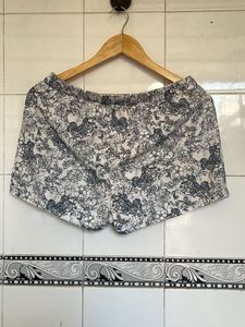 Floral Print Pajama Shorts