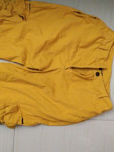 Trendy Mustard Cargo Pants