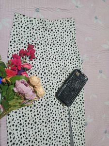 Dalmatian Print Skirt