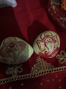 Hand-painted Ganesha Stones for prosperity