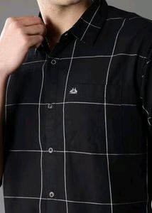 Black Check Shirt