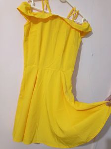 Yellow One Piece Dress
