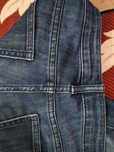 Classic Blue Straight-Fit Denim Jeans