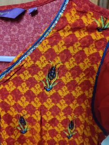 Ethnic Orange Kurta