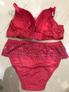 Pack Of 2 Lace Bra &amp; Panty Set