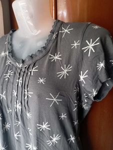 Cozy Star Print Nightgown