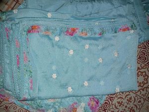 Blue Floral Kurta Set