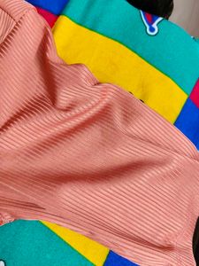 cotton silk ribbed mini dress women