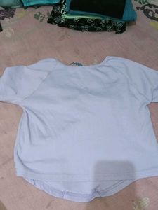 Lavender Square Neck Top
