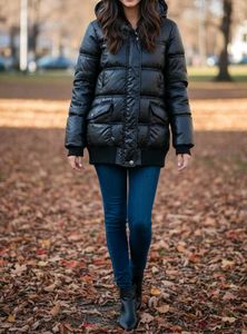 Litmus jeans Women Long Puffer Jacket
