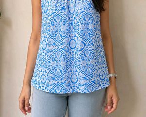 Boho Print Spaghetti Strap Tank Top