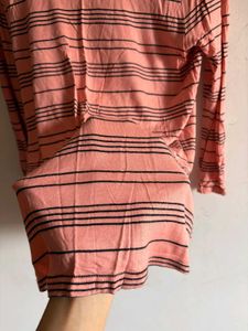 Chic Striped Long Sleeve Top