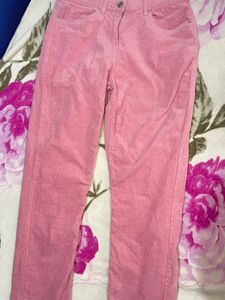 Pink Denim Slim Fit