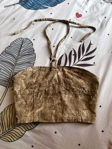 Strappy Halter Neck Crop Top