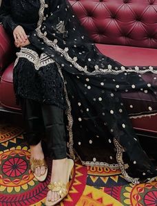 Elegant Black Kurta Set with Dupatta🖤