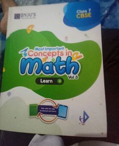 Learning Book For Class 7 Students Maths