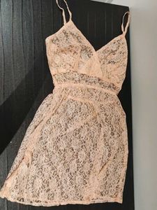 Delicate Lace Babydoll with Matching Thongs