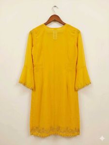 Embellished Yellow Kurta