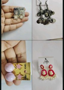 59.Assorted Fashion Earrings combo of 4