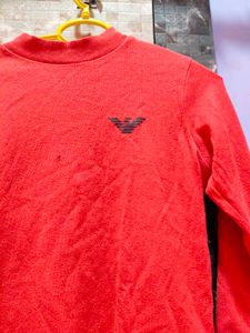 Armani Junior Red Sweatshirt