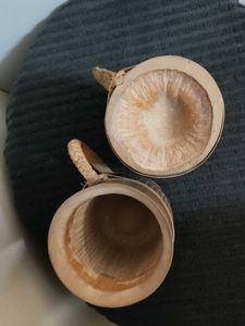 🚨 Price 👇 Vintage Bamboo Flask holder/ mugs