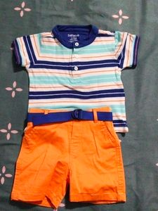 Babyoye T-shirt And Short Set 12 To 18 Months
