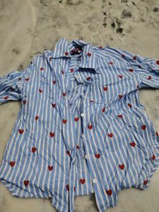 Cute Striped Heart Top
