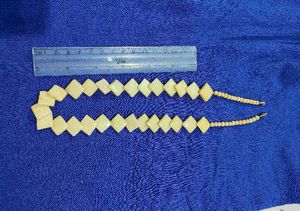 Unique Diamond Shape Beaded Necklace