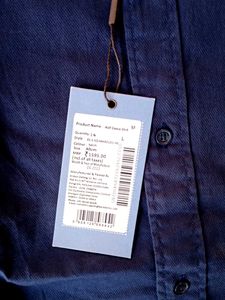 BLACKBERRYS Navy Blue Short Sleeve Shirt