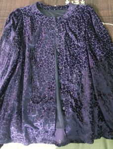 Velvet Purple Blouse