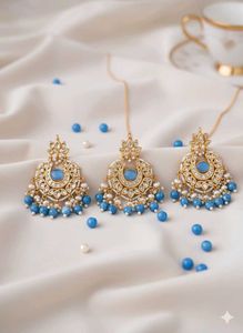 Earrings Set with Maangtika For Jaago/Wedd