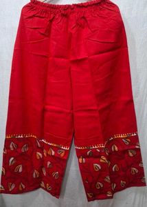 Kantha Embroidered Palazzo Pants