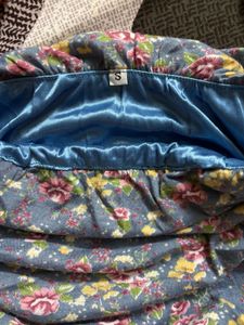 Tube Floral Strapless Ruched Dress