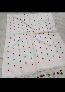 68)Love Design Pure White 🤍 Saree