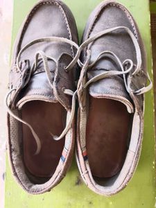 Brown Leather Casual Shoes