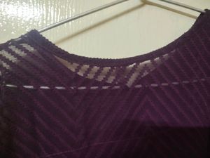 Synthetic Georgette Top With Tag Brand New