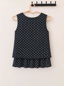 Sleeveless Ruffled Top