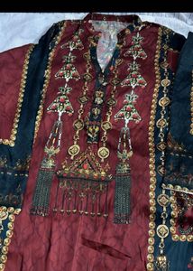 Elegant Maroon Kurta