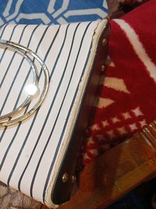Enigma Striped Handbag 👜