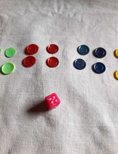 Ludo Goti 🎲 Dice And Token Set Collectable Kids
