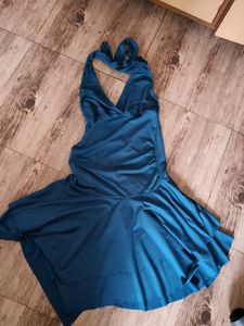 Handkerchief Skirt Halter Dress