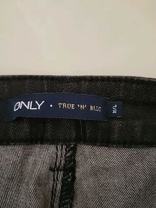Stylish Distressed Black Jeans