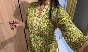 Vibrant Pink Printed Kurta